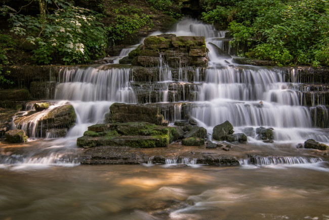 Обои картинки фото природа, водопады, простор