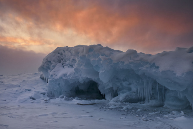 Обои картинки фото природа, зима, простор