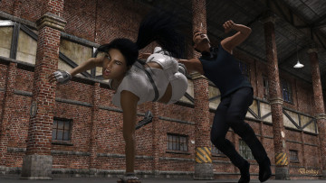 Картинка 3д+графика фантазия+ fantasy фон взгляд девушка