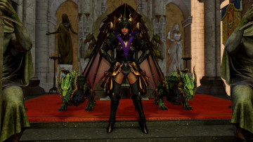 Картинка 3д+графика существа+ creatures фон взгляд девушка