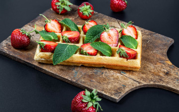 Картинка еда клубника +земляника