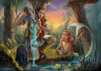 Картинка фэнтези русалки водолей