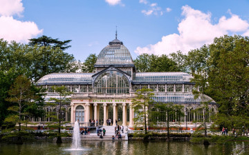 Картинка palacio+de+cristal города мадрид+ испания palacio de cristal