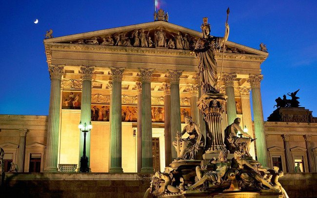 Обои картинки фото города, вена , австрия, памятник