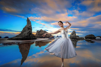 Картинка девушки -+креатив +косплей балерина