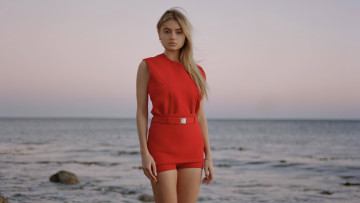 Картинка девушки leni+klum лени клум odda korea блондинка побережье leni klum модель