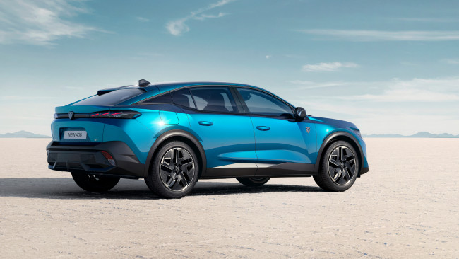 Обои картинки фото peugeot 408 gt hybrid 2022, автомобили, peugeot, peugeot408, gt, hybrid, кроссовер, пустыня, пежо, гибрид