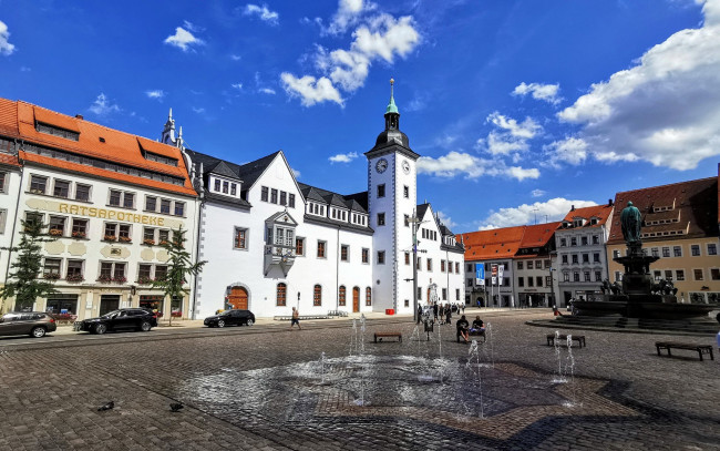 Обои картинки фото freiberg, saxony, germany, города, - улицы,  площади,  набережные