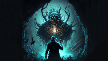 Картинка фэнтези нежить нейросети графика нейроарт ai art нейронные сети рисунки нейро искусство