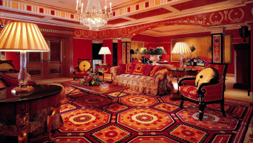 обоя интерьер, кафе,  рестораны,  отели, ковер, люстра, мягкий, уголок, роскошь