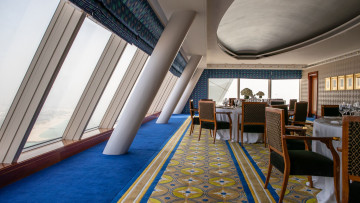 обоя интерьер, кафе,  рестораны,  отели, ковер, столы, панорамные, окна