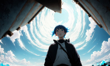 Картинка аниме unknown +другое+ нейросети графика нейроарт ai art нейронные сети рисунки нейро искусство