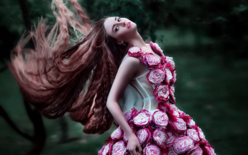 Картинка девушки -+креатив +косплей длинные волосы кристина киселёва
