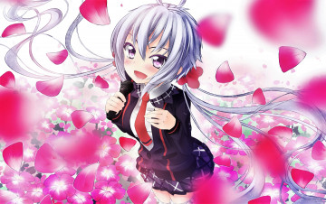 Картинка аниме senki+zesshou+symphogear девочка форма лепестки