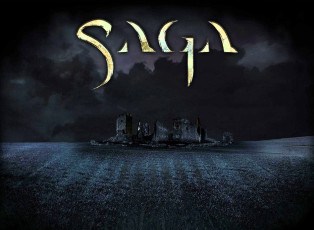 обоя видео игры, saga, замок, развалины, поле