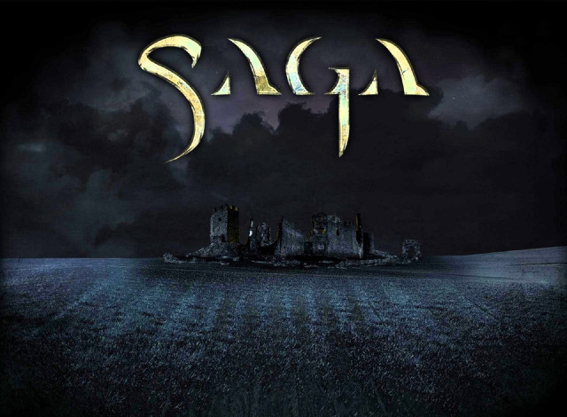 Обои картинки фото видео игры, saga, замок, развалины, поле