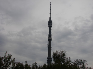 Картинка останкинская телебашня города москва россия