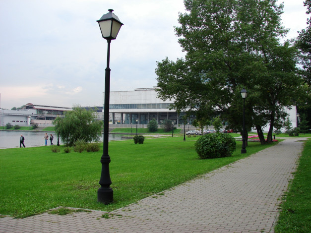 Обои картинки фото останкинский, пруд, города, москва, россия