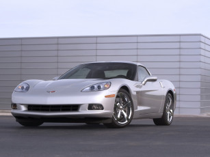 Картинка 2009 chevrolet corvette coupe автомобили