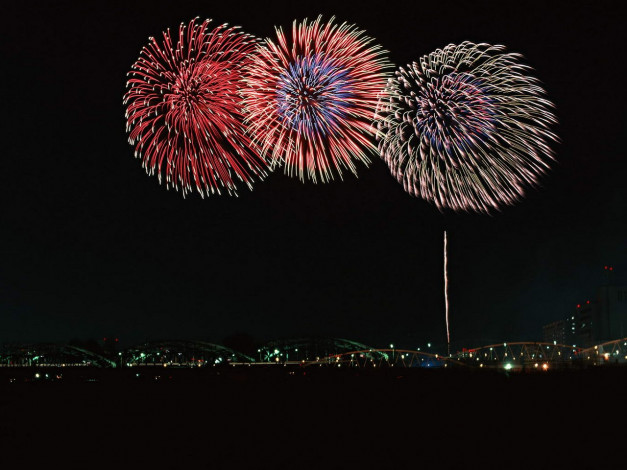 Обои картинки фото разное, салюты, фейерверки