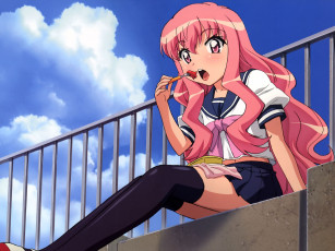 Картинка аниме zero no tsukaima