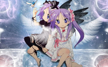 Картинка аниме lucky star