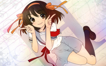 Картинка аниме the melancholy of haruhi suzumiya