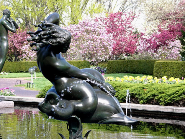 Обои картинки фото города, фонтаны