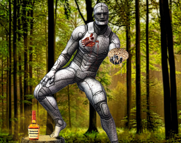 Обои картинки фото фэнтези, существа, лес, существо