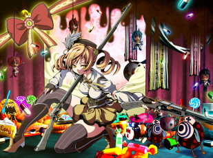 Картинка by uousa аниме mahou shoujo madoka magika tomoe mami magica