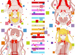 обоя аниме, maria holic, парень, горничная, девушка