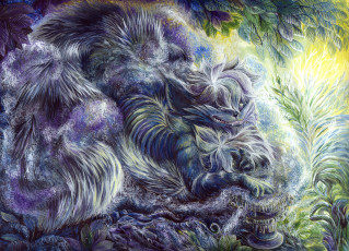 Картинка рисованные животные сказочные мифические рисунок