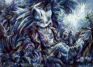 Картинка рисованные животные сказочные мифические рисунок