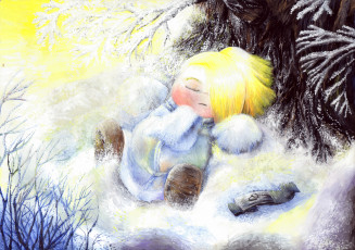 Картинка рисованные дети рисунок