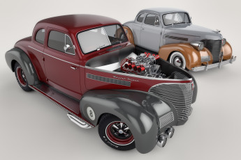 Картинка автомобили 3д 1939 chevrolet