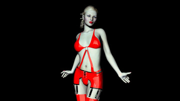 Картинка 3д графика people люди девушка взгляд