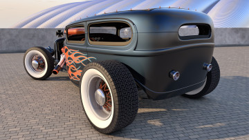 Картинка автомобили 3д 1929 ford