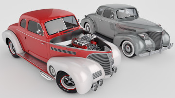 Картинка автомобили 3д 1939 chevrolet