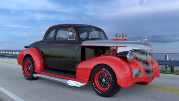 Картинка автомобили 3д 1939 chevrolet