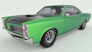 Картинка автомобили 3д 1966 pontiac