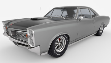 Картинка автомобили 3д 1966 pontiac