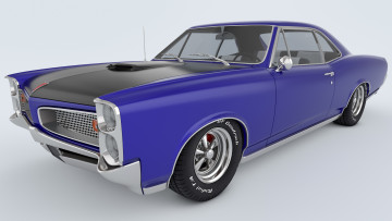 Картинка автомобили 3д 1966 pontiac
