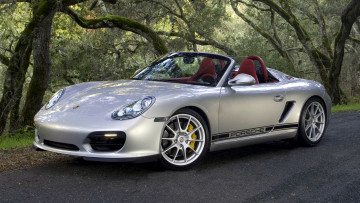 Картинка porsche boxster spyder автомобили dr ing h c f ag элитные спортивные германия