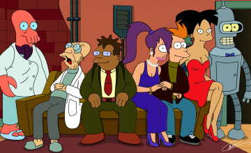 Картинка futurama мультфильмы футурама