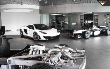 Картинка автомобили выставки уличные фото vorsteiner mclaren mp4 vx