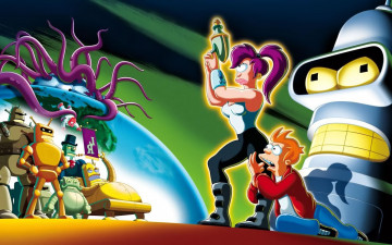 Картинка futurama мультфильмы футурама
