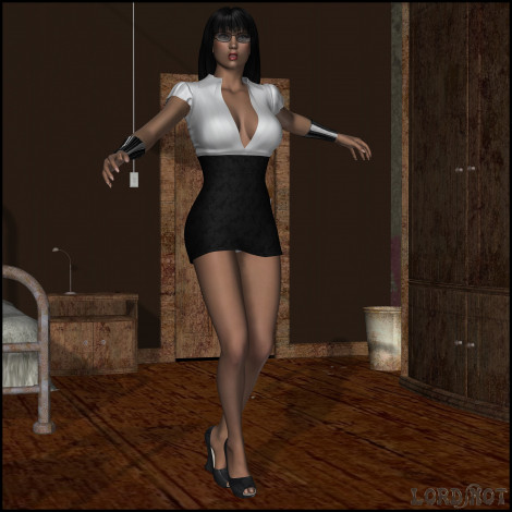 Обои картинки фото 3д, графика, fantasy, фантазия, девушка, комната, lordsnot