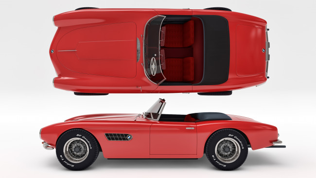 Обои картинки фото автомобили, 3д, bmw, 507