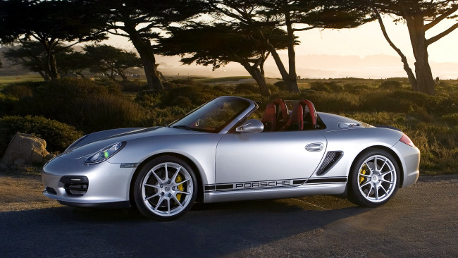 Обои картинки фото porsche, boxster, spyder, автомобили, dr, ing, h, c, f, ag, элитные, спортивные, германия