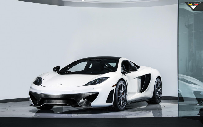 Обои картинки фото автомобили, выставки, уличные, фото, vorsteiner, mclaren, mp4, vx